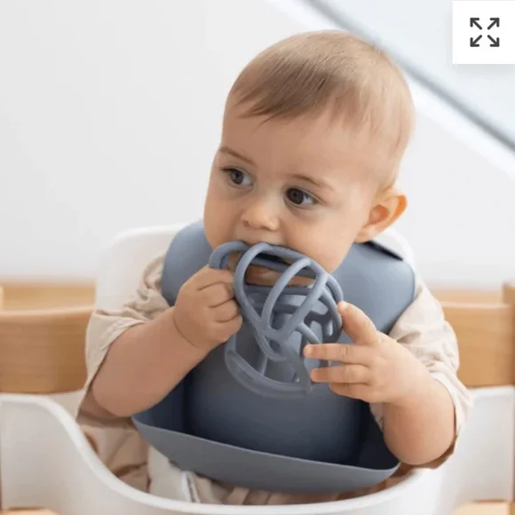 Catchy Silicone Ball and Multicolor Stacking Rings Set - Picture 3 of 14